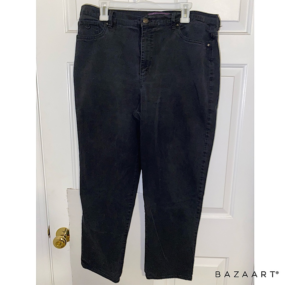 Black Straight Leg Jeans